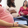 group of pregnant women