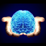 brain being held in hands