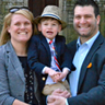 Betsy and Michael Pilon with their son, Max