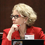 NICHD Director Dr. Diana Bianchi observes during an NIH HEAL Initiative meeting.