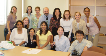 Group lab photo at meeting.