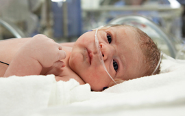 newborn in hospital